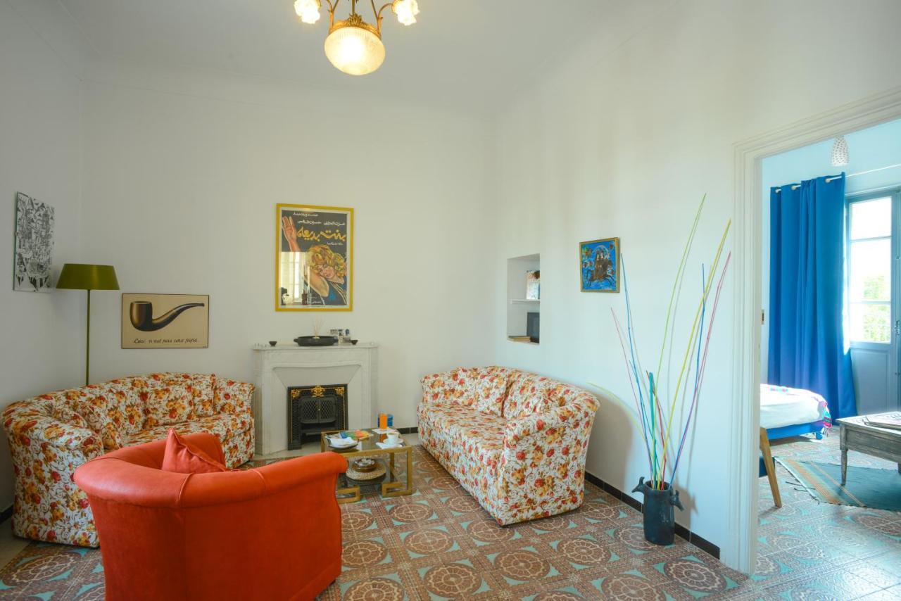 Villa Les Palmes - Chambre D'Hotes チュニス エクステリア 写真