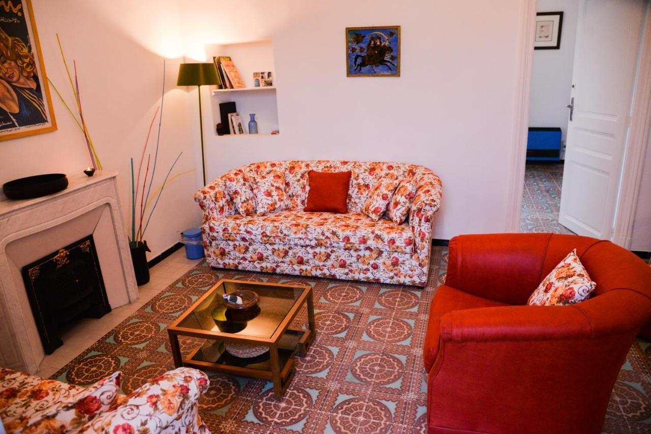 Villa Les Palmes - Chambre D'Hotes チュニス エクステリア 写真