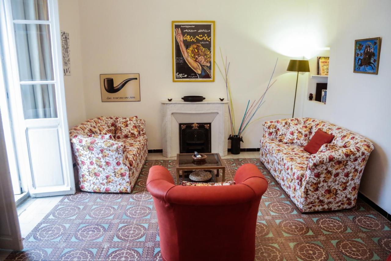 Villa Les Palmes - Chambre D'Hotes チュニス エクステリア 写真